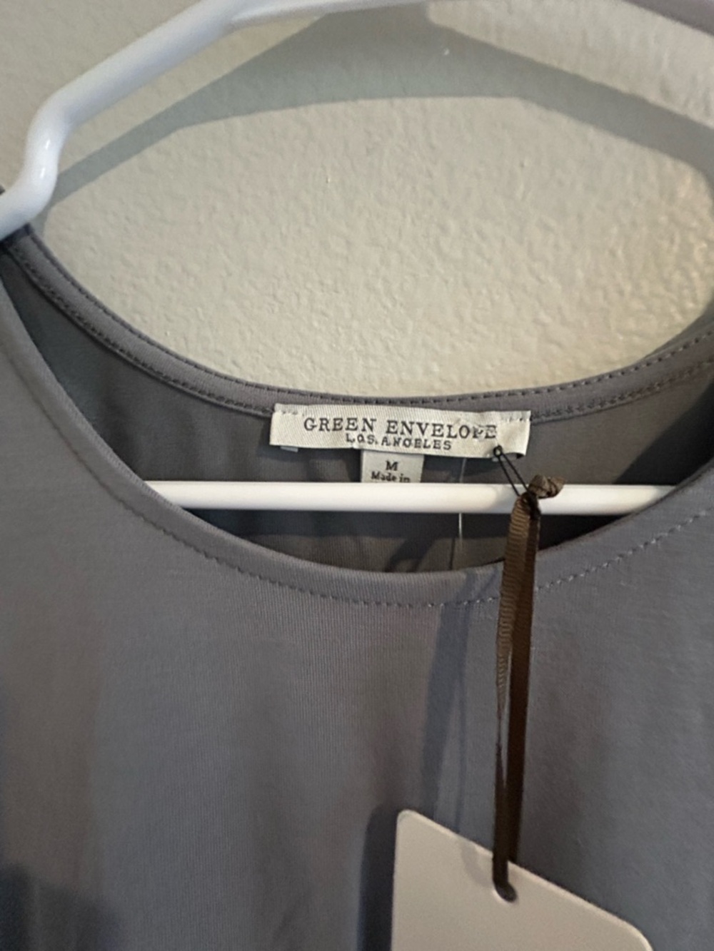 Green Envelope Relaxed Slate Gray Short Sleeve Tee - Picture 2 of 3